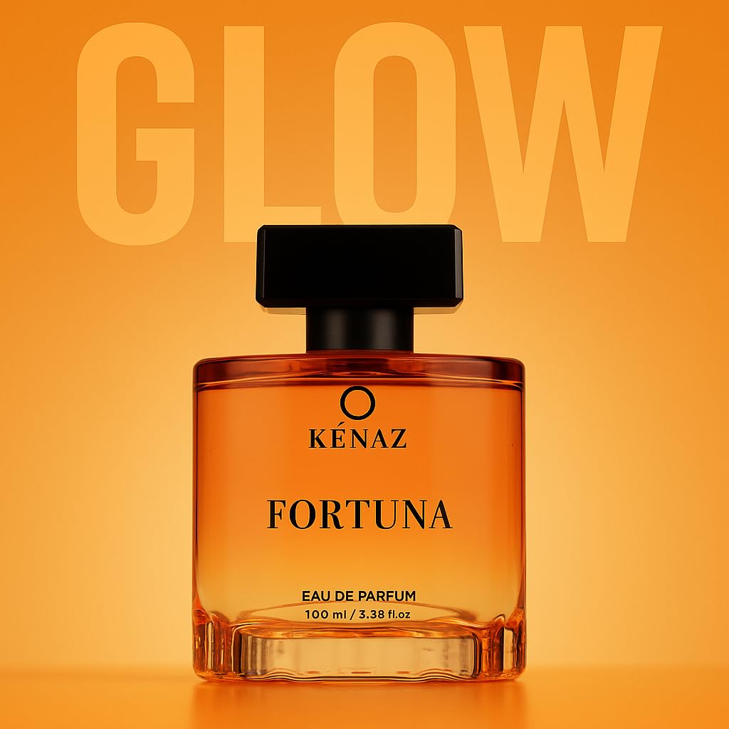 KENAZ Fortuna Long Lasting Perfume For Men & Women 100ML | Dubai Crafted | Floral Fruity With Orange Blossom & Patchouli | Unisex Parfum | 20% Fragrance Oil