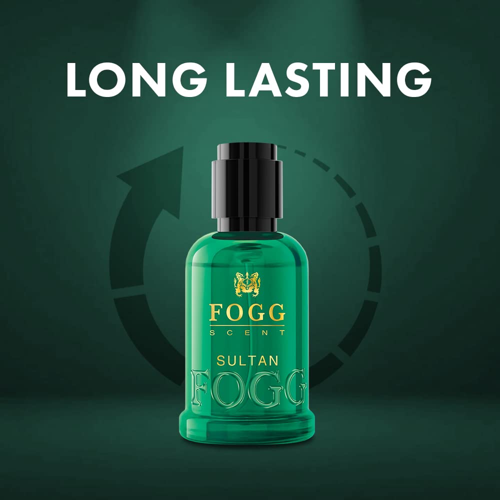 Fogg Scent Sultan Perfume for Men, Long-Lasting, Fresh & Powerful Fragrance, Eau De Parfum, 30ml