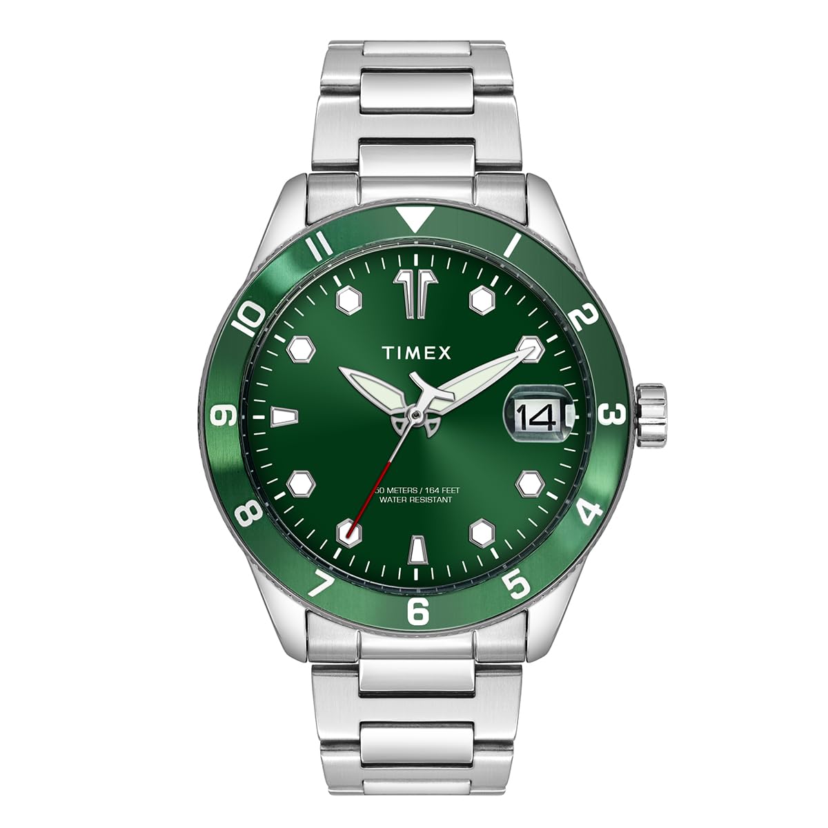 TIMEX Analog Watch for Man with Round Dial & Water Resistant Men's Wrist Watches