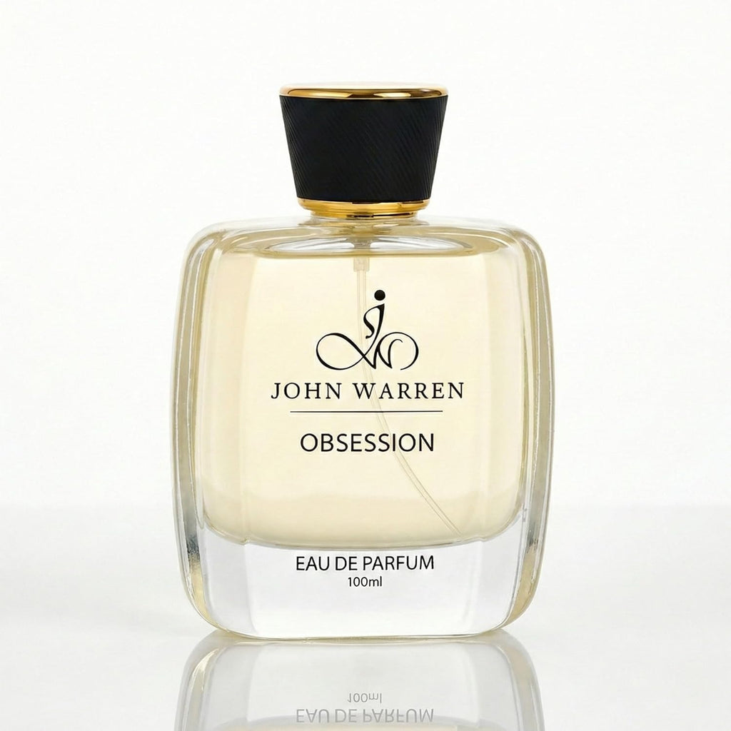 JOHN WARREN OBSESSION Luxury Perfume For Men, Long-Lasting Eau De Parfum with Bergamot, Pineapple,Moroccan Jasmine and Musk, Fresh & Strong Everyday Fragrance-100 ml
