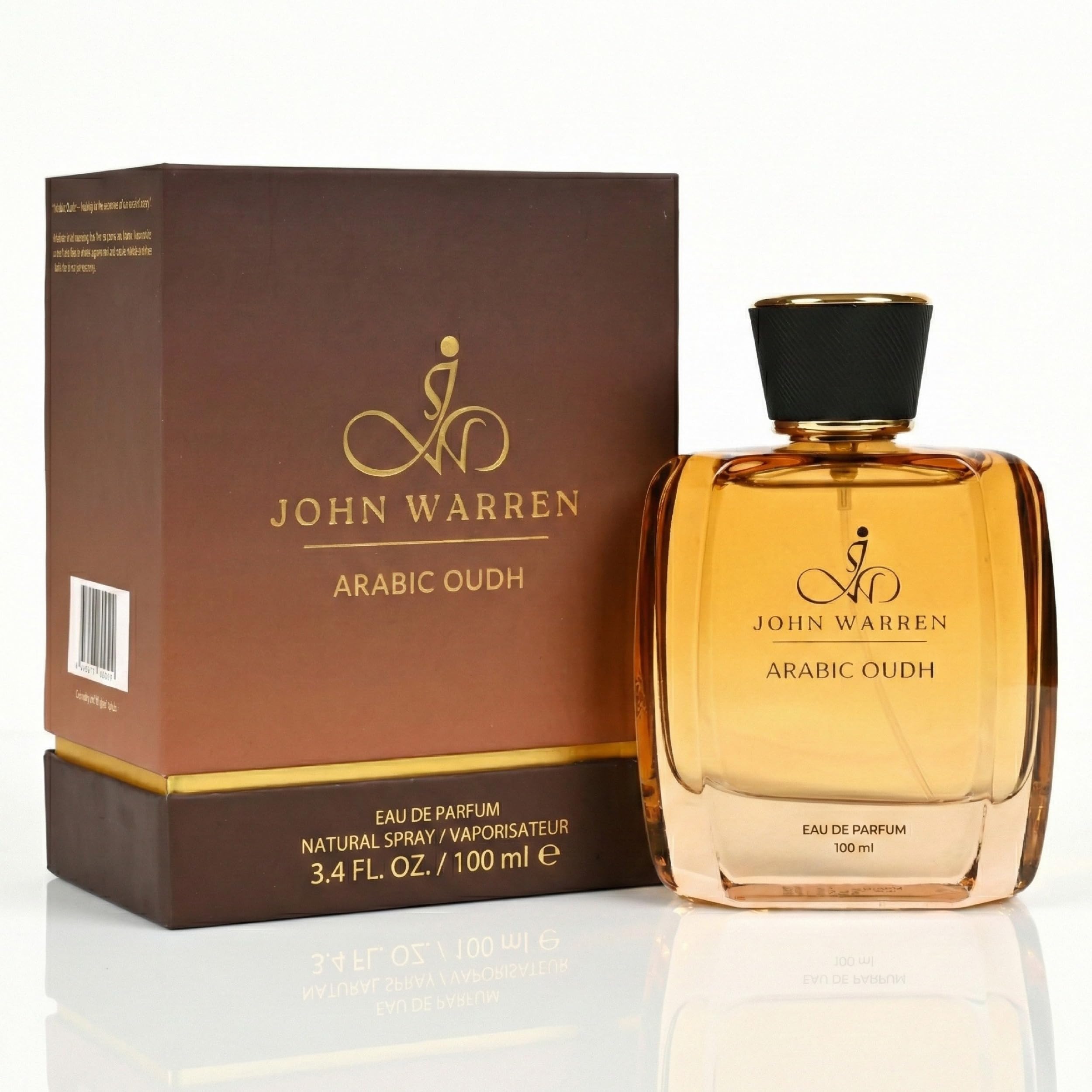 JOHN WARREN OBSESSION Luxury Perfume For Men, Long-Lasting Eau De Parfum with Bergamot, Pineapple,Moroccan Jasmine and Musk, Fresh & Strong Everyday Fragrance-100 ml
